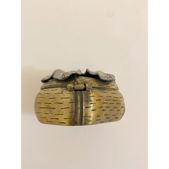 Floral Trinket Box Crystal Center - Picture 3 of 7